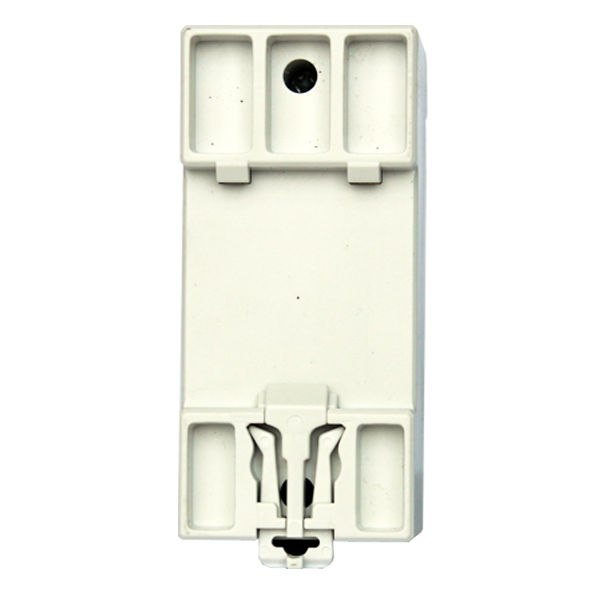 DIN rail KWh meter installation in a consumer box