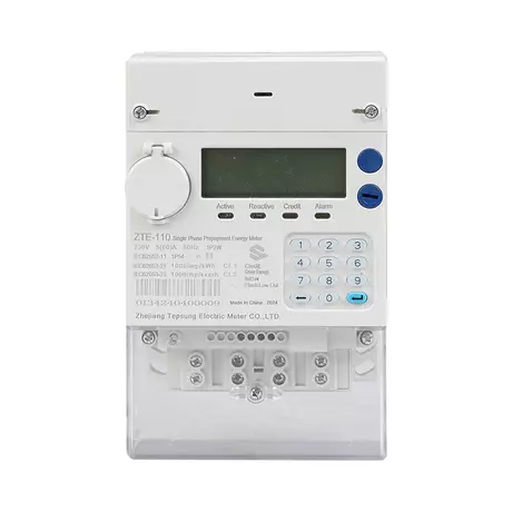 STS Single Phase Two Wire Smart Prepaid Energy Meter with Keypad from China manufacturer - Tepsung.webp