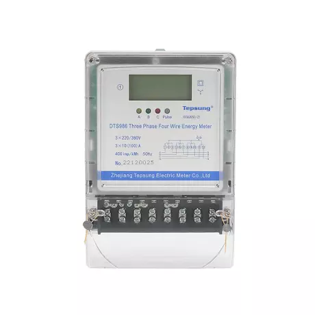 Three Phase Four Wire Digital Electricity Energy Meter from China manufacturer - Tepsung.webp